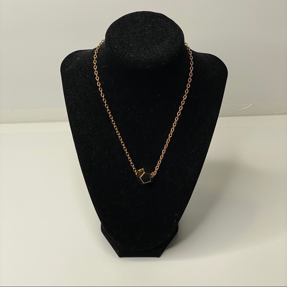 Rebeeca Minkoff Geometric Cube Necklace